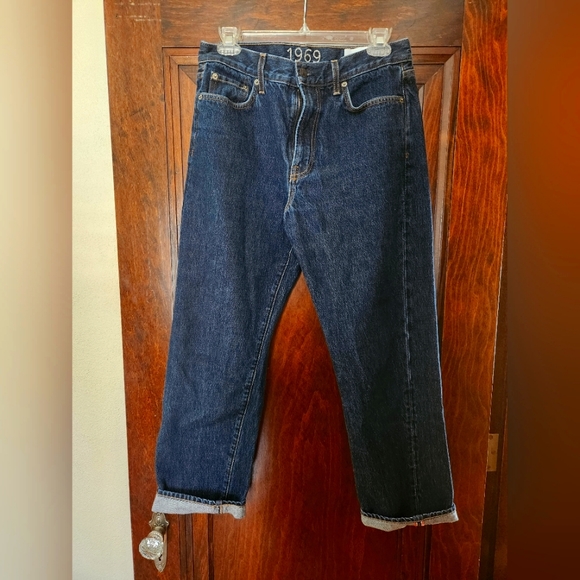 GAP Made in USA Straight High Rise sz29 - Picture 1 of 5
